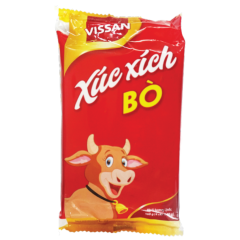 Lô 4 xúc xích bò Vissan 40g chính hãng