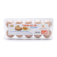Vỉ 10 trứng gà so V.Food (400 - 500g) chính hãng | Siêu Thị GO!– Thực phẩm giá tốt
