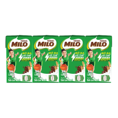 Lô 4 sữa lúa mạch Milo hộp 110ml chính hãng | Siêu Thị GO!– Thực phẩm giá tốt