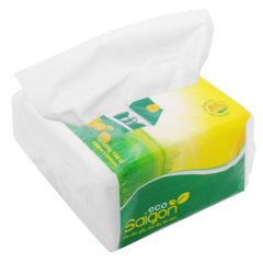 Khăn giấy ăn Sài Gòn Eco 100 tờ 30 x 30cm chính hãng
