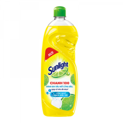 Nước rửa chén Sunlight chanh 100 chai 750g chính hãng