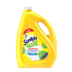 Nước Rửa Chén Bát Sunlight Chanh Can 3.6kg chính hãng