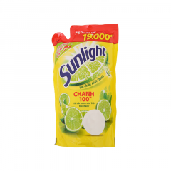 Nước rửa chén Sunlight hương chanh gói 750g chính hãng