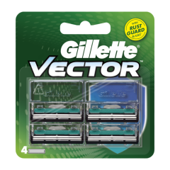 Lưỡi dao cạo râu Gillette Vector vỉ 4 cái chính hãng