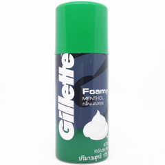 Mousse cạo râu Gillette Foamy hương bạc hà 175g chính hãng