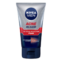 Sữa rửa mặt Nivea nam Acne Oil Clear 100g chính hãng