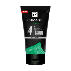 Gel vuốt tóc Romano classic giữ nếp lâu 150g chính hãng