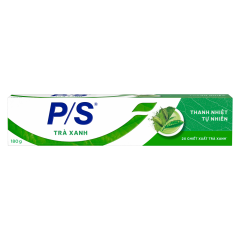 Kem đánh răng P/S bảo vệ 123 trà xanh 180g chính hãng