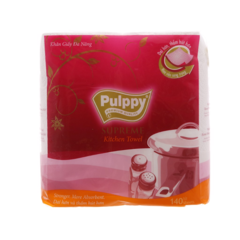 Khăn giấy đa năng Pulppy Supreme 2 cuộn chính hãng