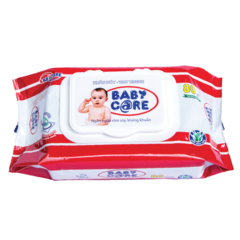 Khăn ướt em bé Baby Care Nap 80 tờ chính hãng