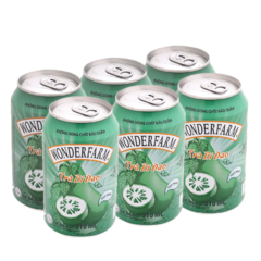 Lô 6 trà bí đao Wonderfarm lon 310ml chính hãng