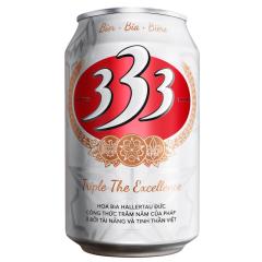 Bia 333 lon 330ml chính hãng
