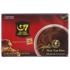 Cà phê G7 hòa tan đen 15 gói x 2g chính hãng