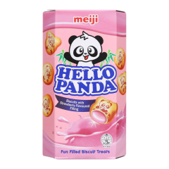Bánh Meiji Hello Panda Dâu 40g chính hãng