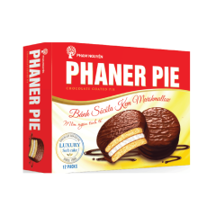 Bánh Choco Pie Phanner 12 bánh 336g chính hãng
