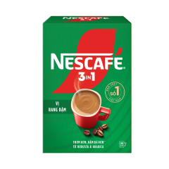 Cà phê Nescafe 3in1 đậm vị 20 gói x 16g chính hãng
