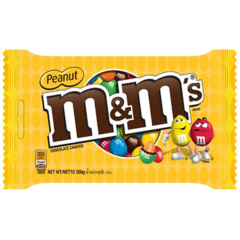 Kẹo Chocolate M&M Peanut gói 180g chính hãng