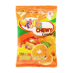 Kẹo xốp Hải Hà vị cam 70g chính hãng