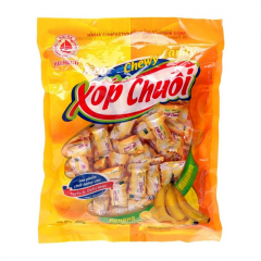 Kẹo xốp Hải Hà vị chuối 300g chính hãng