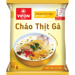 Lô 5 cháo gà có thịt Vifon 70g chính hãng