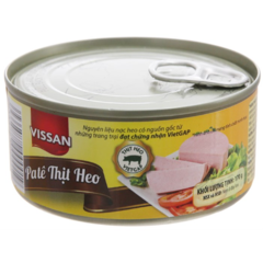 Pate thịt heo Vissan 170g chính hãng