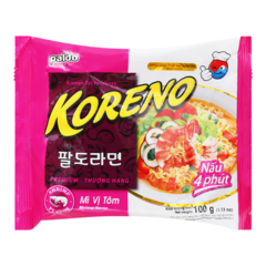 Mì Koreno vị tôm 100g chính hãng