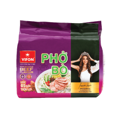 Lô 5 phở bò ăn liền Vifon gói 65g chính hãng