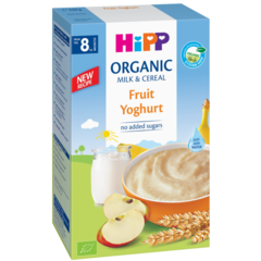 Bột dinh dưỡng Hipp sữa chua hoa quả nhiệt đới 250g chính hãng