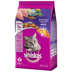 Thức ăn mèo Whiskas Mackerel 1.2kg chính hãng