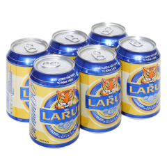 Lô 6 bia Larue xanh lon 330ml chính hãng