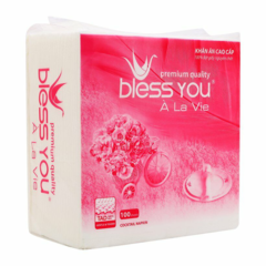 Khăn ăn Bless You À La Vie 100 tờ size 33 x 33cm chính hãng