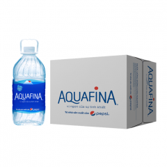 Thùng 4 chai nước tinh khiết Aquafina 5l chính hãng