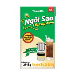 Sữa đặc Ngôi Sao Phương Nam xanh lá hộp giấy 1284g chính hãng