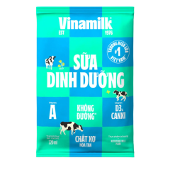 Sữa bịch Vinamilk không đường 220ml chính hãng | Siêu Thị GO!– Thực phẩm giá tốt