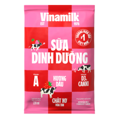 Sữa bịch Vinamilk dâu 220ml chính hãng | Siêu Thị GO!– Thực phẩm giá tốt
