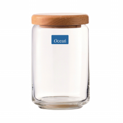 Hũ thủy tinh nắp gỗ Ocean G2526 750ml chính hãng