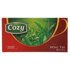Hồng trà Cozy 25 gói x 2g chính hãng