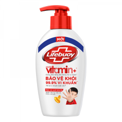 Nước rửa tay Lifebuoy Vitamin bảo vệ vượt trội chai 180g chính hãng