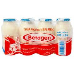 Lốc 4 Sữa chua men sống Betagen 85ml chính hãng | Siêu Thị GO!– Thực phẩm giá tốt