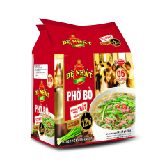 Lô 5 phở bò Đệ Nhất gói 68g chính hãng