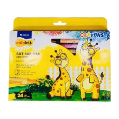 Bút sáp 24 màu CR-C09 chính hãng