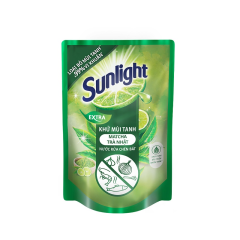 Nước rửa chén Sunlight trà xanh túi 720g chính hãng