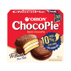 Bánh Choco Pie Orion 12P hộp 396g chính hãng