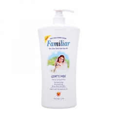 Sữa tắm trắng da tinh chất sữa dê Familiar 450ml chính hãng