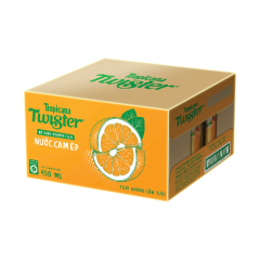 Thùng 24 nước cam ép Twister chai 450ml chính hãng