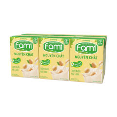 Lô 6 sữa đậu nành Vinasoy Fami nguyên chất hộp 200ml chính hãng | Siêu Thị GO!– Thực phẩm giá tốt