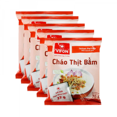 Lô 5 Cháo thịt bằm Vifon 70G chính hãng