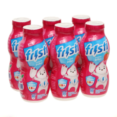 Lô 6 sữa Fristi hương dâu chai 80ml chính hãng | Siêu Thị GO!– Thực phẩm giá tốt