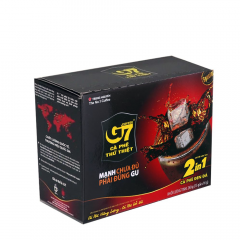 Cà phê G7 2in1 đen đá 15 gói x 16g chính hãng