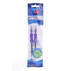 Vỉ 2 Bút Gel-08 tím chính hãng